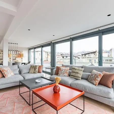 Апартаменти Penthouse Duplex 4Br25Bath Terrace Views! #258 Стамбул Екстер'єр фото